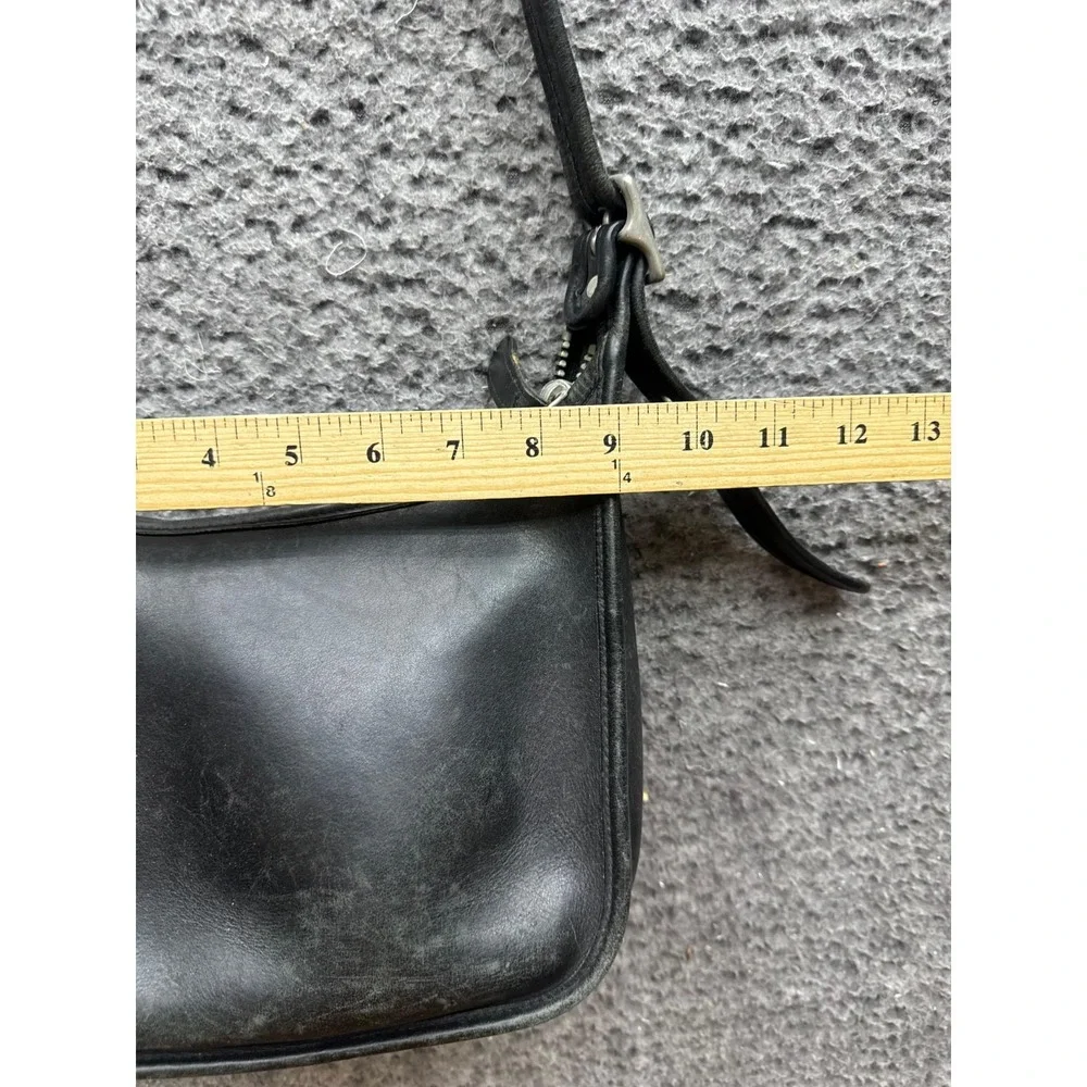 Vintage Coach Janice Ricardi-Desantos Legacy Leather Crossbody‎ Bag Black 9950